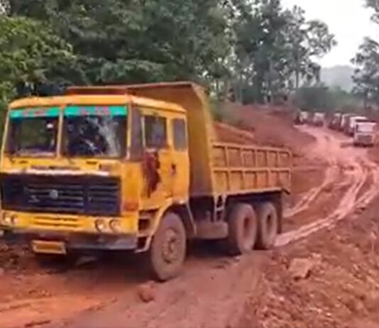 लोहखनिजाच्या वाहतुकीतून आलापल्ली होणार बाद !