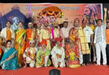ब्रह्मपुरीत रंगला शिवरायांच्या राज्याभिषेक सोहळ्याचा देखावा