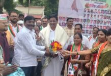राकाँच्या जिल्हाध्यक्षपदी निवड झाल्याबद्दल अतुल गण्यारपवार यांचे स्वागत