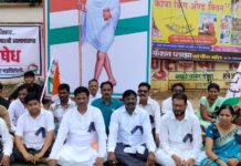 गडचिरोलीत राष्ट्रवादी काँग्रेसकडून मणिपूर घटनेचा मौन निषेध