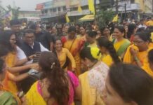 अन् डीजेच्या तालावर महिला-पुरूषांसोबत आ.डॅा.होळी यांनीही धरला ठेका