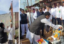खासदार अशोक नेते यांच्या हस्ते गडचिरोलीत विविध ठिकाणी ध्वजारोहण