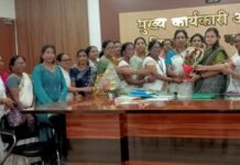 म.रा.नवनिर्मित नर्सेस संघटनेने केले सीईओ आयुषी सिंग यांचे स्वागत