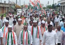 काँग्रेसची जनसंवाद पदयात्रा जिल्ह्यात ९ दिवसात २०० किलोमीटर फिरणार