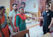 अहेरीच्या इंदिरानगरातील कर्करुग्णाला अम्ब्रिशराव आत्राम यांची आर्थिक मदत