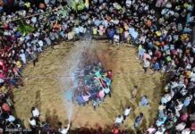 राजनगरी अहेरीत गोविंदा पथकांची धूम, थर पाहण्यासाठी अभूतपूर्व गर्दी