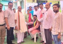 खासदार अशोक नेते यांच्या उपस्थितीत मुरखळ्यात विविध आजारांची तपासणी