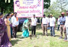 अतिदुर्गम कोंदावाहीत आमदार निधीतून समाज मंदिर बांधकामाचे भूमिपूजन