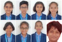 विभागीय योगासन स्पर्धेत प्लॅटिनमच्या विद्यार्थ्यांनी केले जिल्ह्याचे प्रतिनिधीत्व