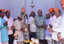 पोर्ला येथे ग्रामगीता वाचन सप्ताहाचा समारोप, दशमुखे परिवाराचे आयोजन