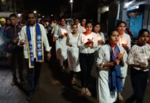 अहेरी नगरातून भीमज्योत रॅली काढून महामानवाला वाहिली श्रद्धांजली