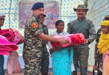 दुर्गम भागातील गोरगगरीब नागरिकांना मिळाली सीआरपीएफची ऊब