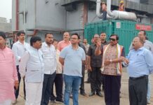 कोनसरी लोहप्रकल्पाला भेट देऊन धर्मरावबाबांनी घेतला तयारीचा आढावा