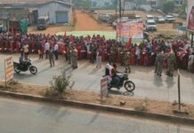 सिटू संघटनेच्या नेतृत्वात अंगणवाडी सेविकांचे ‘जवाब दो’ आंदोलन