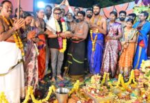 आल्लापल्लीच्या आय्यप्पा स्वामी मंदिरात महापडीपुजा व अग्निगुंडम कार्यक्रम