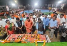 चामोर्शीत खुल्या रात्रकालीन नमो खासदार चषक कबड्डी स्पर्धांना सुरूवात