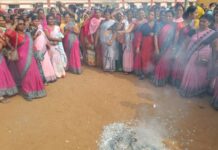 कारवाईच्या इशाऱ्याला न जुमानता अंगणवाडी कर्मचाऱ्यांचे आंदोलन