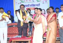 आरमोरीत राष्ट्रवादी काँग्रेस पक्षातर्फे महिलांचा अभूतपूर्व सन्मान मेळावा