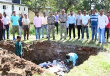 गडचिरोली पोलिसांनी नष्ट केला 13 गुन्ह्यांत जप्त केलेला 407 किलो गांजा