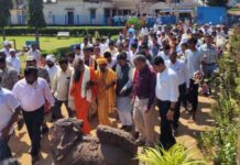 प्रचंड उत्साह आणि मंगलमय वातावरणात मार्कंडेश्वर मंदिराच्या कामाला सुरूवात