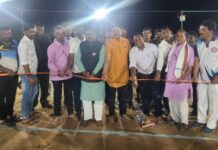 लांझेडात रंगले रात्रकालीन कबड्डी सामने, संताजी क्रीडा मंडळाचे आयोजन