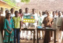 अहेरीच्या धर्मराव कृषी विद्यालयात विद्यार्थी-शिक्षकांची इकोफ्रेंडली होळी