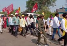बहुजन रिपब्लिकन सोशालिस्ट पक्षाच्या उमेदवाराचे वाजतगाजत नामांकन
