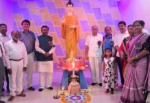 कोंढाळात बुद्धविहार सामाजिक भवनाचे लोकार्पण व रस्ते बांधकामाचे भूमिपूजन