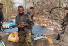 गडचिरोली पोलिसांनी उद्ध्वस्त केला छत्तीसगड सीमेवरील नक्षलवाद्यांचा कॅम्प