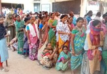 दुपारपर्यंतची मर्यादा, पण संध्याकाळपर्यंत सुरू होते मतदान, दुर्गम भागातही रांगा