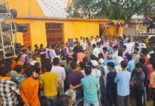 हनुमान जयंतीनिमित्त चामोर्शीत शोभायात्रा, युवा पदाधिकाऱ्यांचा उत्साहाने सहभाग