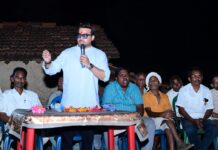 अम्ब्रिशराव आत्राम निघाले महलाबाहेर, एटापल्ली तालुक्यात घेतली प्रचारसभा