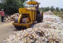 गडचिरोली पोलिसांनी नष्ट केली तब्बल 1.35 कोटींची देशी-विदेशी दारू