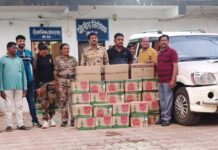 चामोर्शी आणि आष्टी पोलिसांनी जप्त केला दारुसह २६.७५ लाखांचा मुद्देमाल