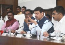 पालकमंत्री फडणवीस यांनी घेतला जिल्हा आपत्ती व्यवस्थापनाचा आढावा