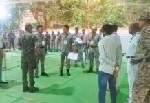 पावसाच्या सावटात पोलिस भरतीच्या चाचण्यांना मुख्यालयाच्या मैदानावर सुरूवात