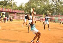 गोंडवाना सैनिकी विद्यालयात जिल्हास्तरीय बॅाल बॅडमिंटन स्पर्धा