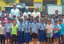 शिक्षणाधिकारी बाबासाहेब पवार यांची भेट ठरली जि.प.शाळेसाठी प्रेरणादायी