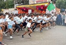 मॅरेथॅान स्पर्धेसह रॅलीने दुमदुमला जिल्हा, डीजेच्या तालावर थिरकले हजारो लोक