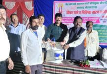 संत जगनाडे महाराज अँग्रो कंपनीतर्फे शेतकऱ्यांना मोफत खते व निविष्ठा वाटप