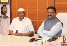 विद्यमान खासदार किरसान यांनी घेतली माजी खासदार नेते यांची सदिच्छा भेट