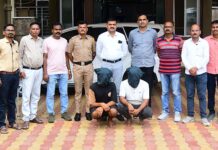 पोलिसांच्या अंगावर वाहन चालवून जीवे मारण्याचा प्रयत्न, दोघांना अटक