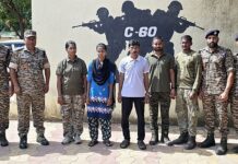 नक्षलवाद्यांच्या भामरागड दलम कमांडरचे सपत्निक आत्मसमर्पण, 10 लाखांचे इनाम