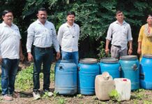 दारूच्या 156 कारवायांत 137 आरोपींना अटक, 14 लाखांचा मुद्देमाल जप्त