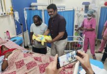 हेडरीच्या लॉयड्स काली अम्माल स्मृती रुग्णालयात 100 व्या कन्येचा जन्मोत्सव