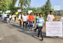 दारू-तंबाखूविरोधात निघाली शोधयात्रा, दुष्परिणामांबाबत गावांत जनजागृती