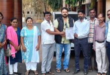 निवडणूक आयोगावर ठपका ठेवत बीआरएसपीने केले धरणे प्रदर्शन