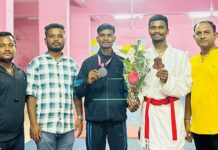 ऑल इंडिया युनिव्हर्सिटी स्पर्धेत धानोऱ्याच्या प्रथम कोरेतला कास्य