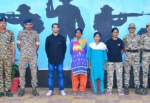 जहाल नक्षल दाम्पत्यासह महिला नक्षलवाद्याचे पोलिसांपुढे आत्मसमर्पण