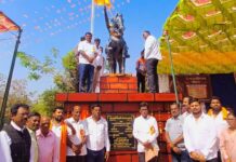 शिवजयंतीनिमित्त जिल्ह्यात अनेक ठिकाणी छत्रपती शिवरायांना मानाचा मुजरा